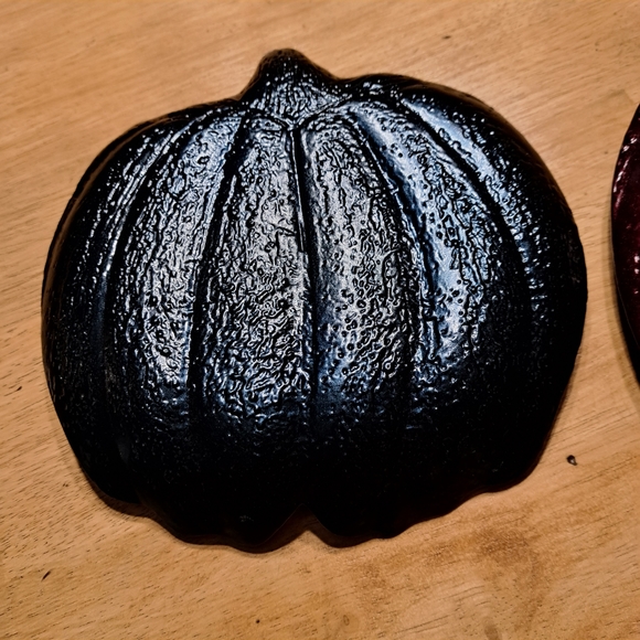 Glass Platters Pumpkin Plate Set Of 2 - Picture 2 of 10